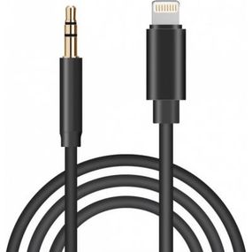 Перехідник Lightning to Jack 3.5 мм black 1.0m XoKo (AUX-001-BK) (AUX-001-BK)