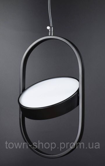 Люстра потолочная LED DE33C-bk Черный 40-240х10х18 см. | Зображення 9