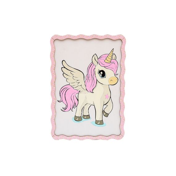 Картина по номерам "Единорог" Puz-22943 формат А4 кисточка, краски, крепеж для стены | Зображення 2