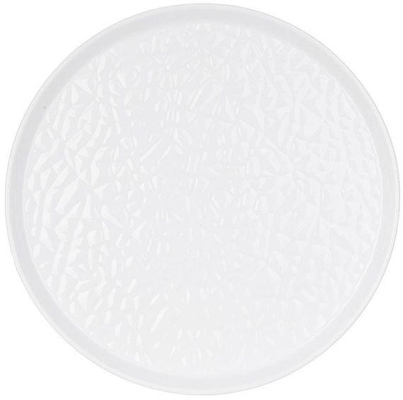 Тарілки порцелянові "White City" Bubbles Ø31см, набір 2 круглі тарілки