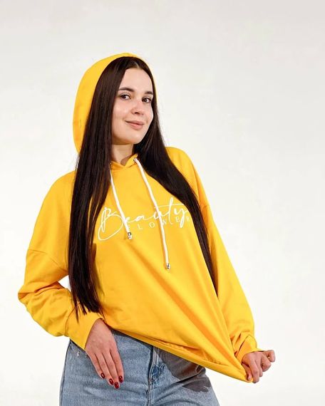 Худі жіночий Носи своє 50 Жовтий (p-12029-132833) | Зображення 6