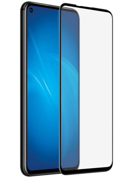 Захисне скло 3D для Xiaomi Redmi Note 9 чорне (повна проклейка на весь екран)