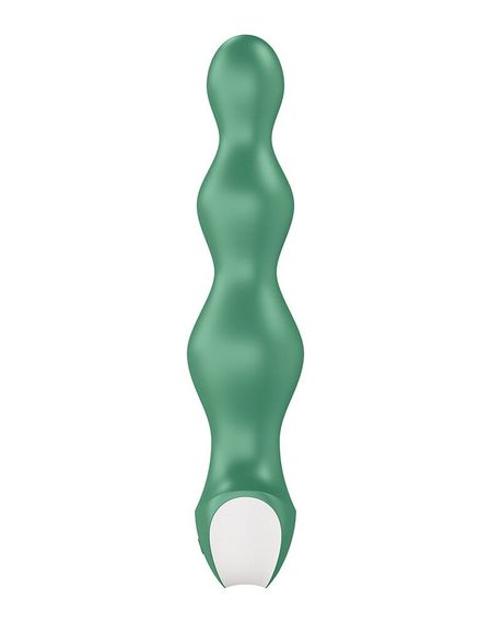 Анальный стимулятор-бусины с двумя моторами Satisfyer Lolli-Plug 2 Green | Зображення 3