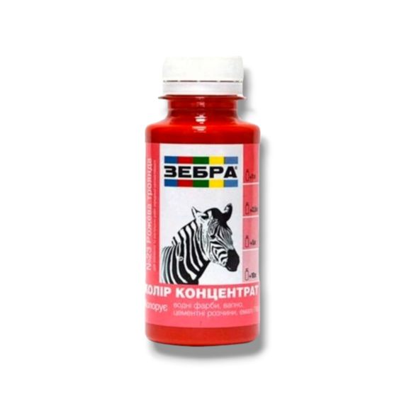 Барвник для фарби колер концентрат ЗЕБРА 100мл 623 Рожева троянда
