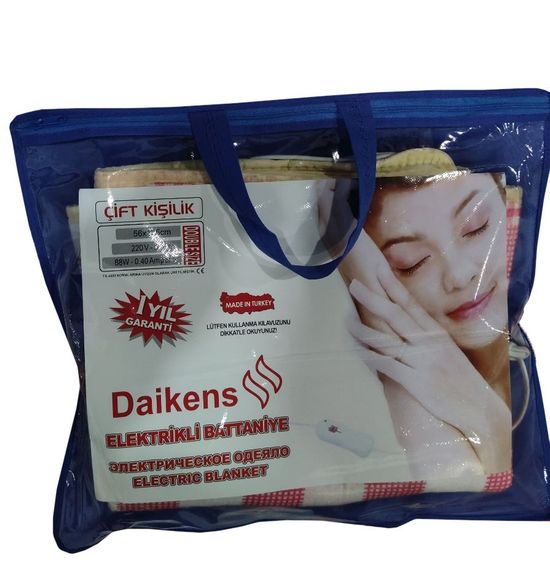 Електропростирадло Daikens 110*140 см Двоконтурне | Зображення 3