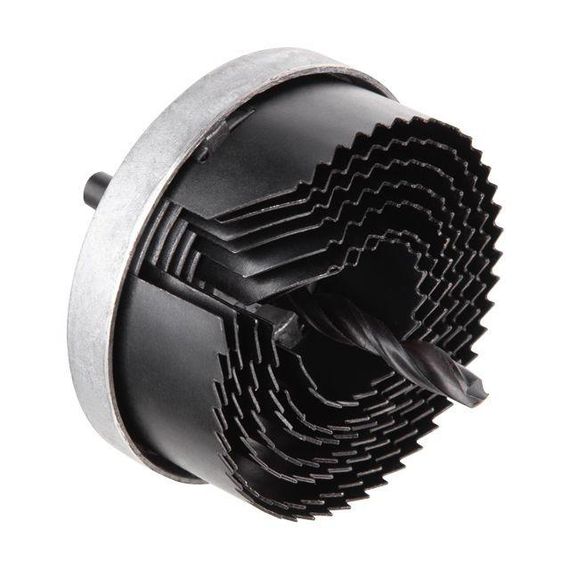 Набір корончатих свердел для гіпсокартона 26-63 мм INTERTOOL BT-0021