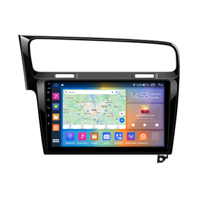Штатна магнітола 10" Lesko для Volkswagen Golf VII 2012-2017 2/32Gb CarPlay 4G Wi-Fi GPS Prime Вольксваген
