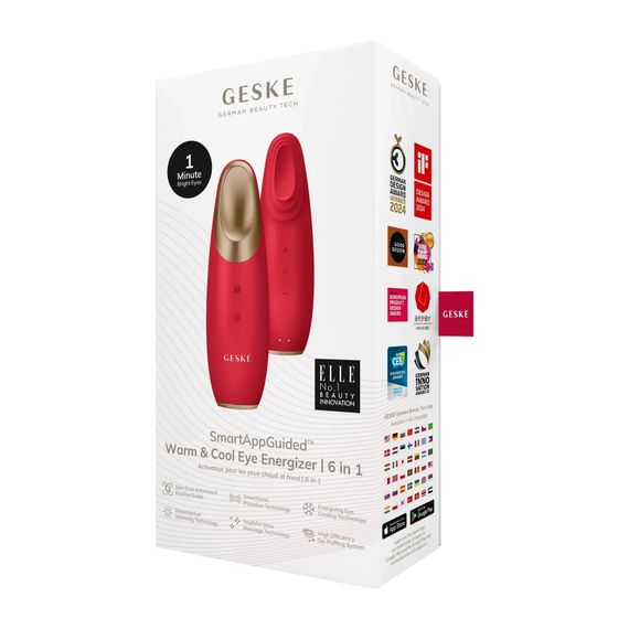 Енерджайзер для очей GESKE Warm & Cool Eye Energizer 6в1 red | Зображення 9