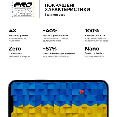 Стекло защитное Armorstandart Pro 3D LE Apple iPhone 14 Plus / 13 Pro Max Black (ARM65655) | Зображення 3