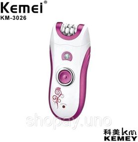 Многофункціональний електричний епілятор Kemei KM-3066 ∙ Епілятор 6 в 1 Kemei KM-3066 для гоління
