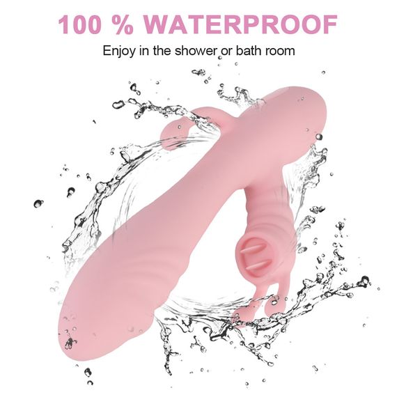 ПОШКОДЖЕНА КОРОБКА) Вагінально-кліторальний вібратор «Eros vibrator», потрійна стимуляція, 10 режимів Sex Aura | Зображення 5