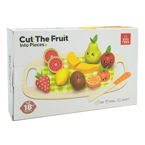 Дитяча дерев’яна іграшка "Фрукти" C9414 фрукти на магнітах, дощечка | Зображення 2