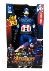 Фигурка супергероя Мстители DY-H5826-33 с подвижными руками и ногами CaptainAmerica