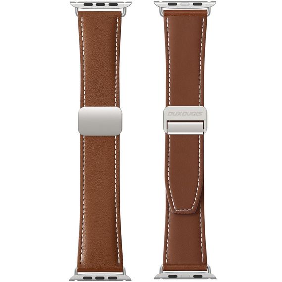 Ремінець Dux Ducis Genuine Leather для Apple Watch 42(ser.1-3)/44/45/46/49mm Brown | Зображення 1