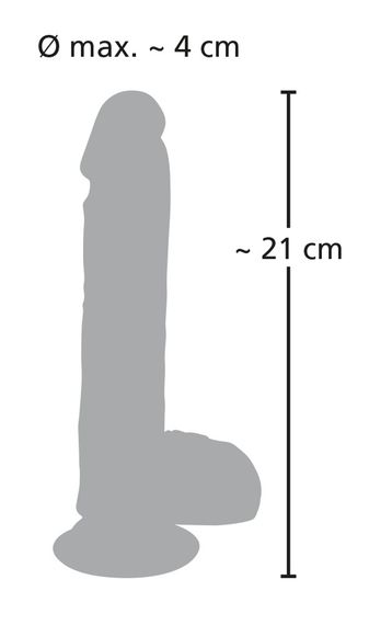 Вібратор з пульсацією Medical Silicone Vibrator, тілесний | Зображення 3
