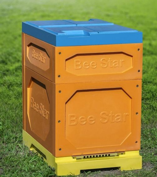 Дно ППУ BeeStar (цветное, съемное, с летковыми заградителями) на 8 рамочный Улей | Зображення 1