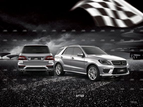 Комплект обвісів AMG ML63 для Mercedes GLE/ML сlass W166 | Зображення 1