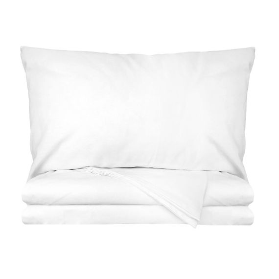 Наволочка SoundSleep Emily 130г бязь 40х60 см біла (2800004797528)