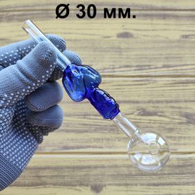 Стеклянная трубка Lady Oil Blue