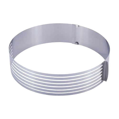 Форма для бісквіту 24,5-30см регульована з отвором для нарізки + ніж 7799 KAMILLE | Зображення 2