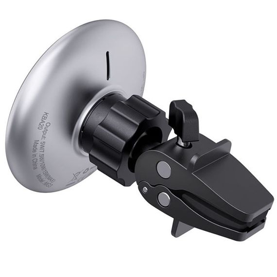 Автотримач з БЗП Acefast D3 magnetic wireless Silver | Зображення 2