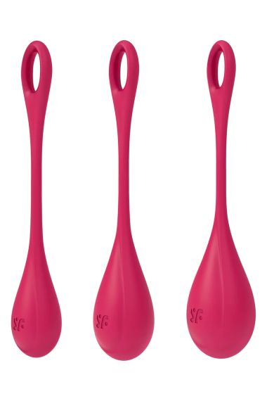 Набір вагінальних кульок Satisfyer Yoni Power 1 червоний Sex Aura | Зображення 1