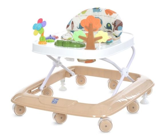 Ходунки M 6134-13 Bambi Бежевий, музика, світло, в коробці (6903317731060)