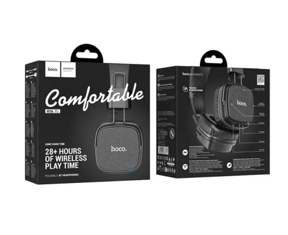 Навушники накладні HOCO W56 Earl BT headphones Black | Зображення 2