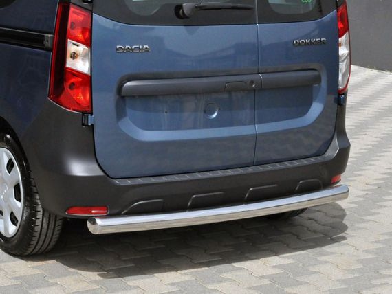 Задня дуга AK002 (нерж) для Dacia Dokker 2013-2024 рр