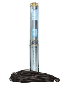 Насос відцентровий свердловинний DONGYIN 0.55кВт H 51(38)м Q 100(60)л/мин Ø102мм (кабель 30м) 777471