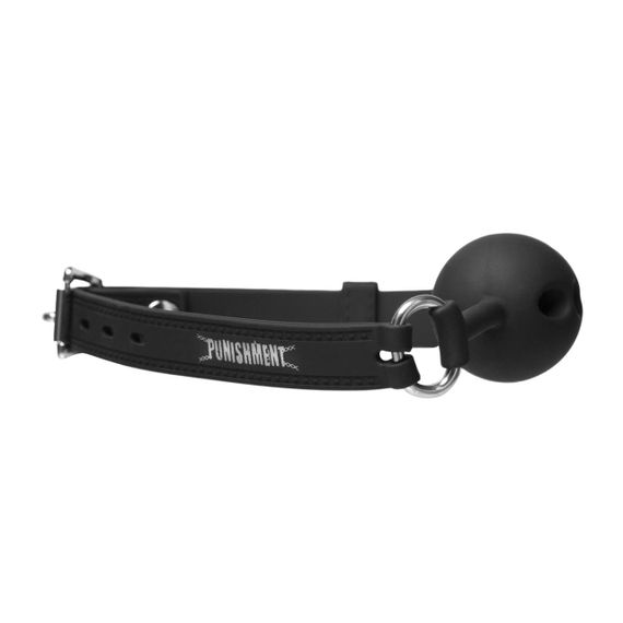 Кляп Punishment - Silicone Ball Gag - Black Sex Aura | Зображення 1