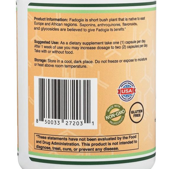 Тестостероновий комплекс Double Wood Fadogia Agrestis Extract 10:1 600 mg 180 Caps | Зображення 2