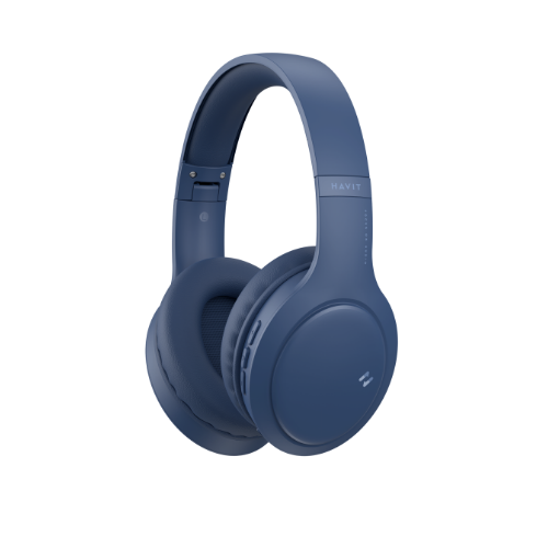 Навушники бездротові накладні Havit HV-H633BT Blue блакитний | Зображення 1