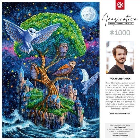 Пазл GoodLoot Imagination: Roch Urbaniak Owl Island / Wyspa Sow Puzzles 1000 ел. (5908305243014) | Зображення 1