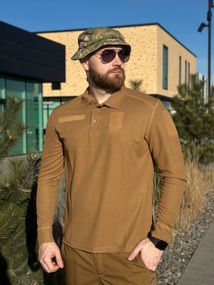 Військове поло койот Coolpass Coyote довгий рукав Military