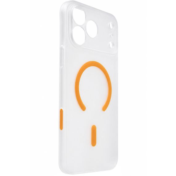 Чохол PC Slim Matte with Magnetic Fit (camera button) для Apple iPhone 17 Pro (6.3") Orange