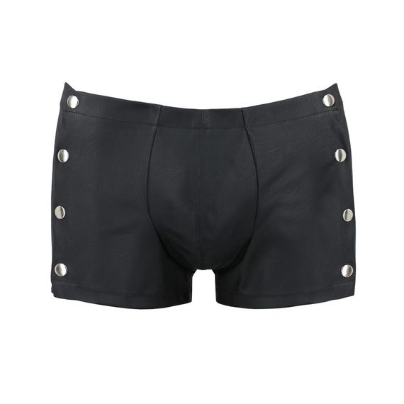 Чоловічі шкіряні боксери із заклепками Passion 048 SHORT DAVID S/M Black | Зображення 4
