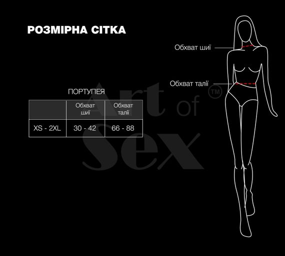 Жіноча портупея з шипами Art of Sex - Milana, екошкіра, розмір XS-2XL, колір білий | Зображення 4