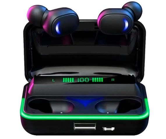 Бездротові навушники Bluetooth XPRo E-10 з Power bank чорні (Bluetooth E-10_400) | Зображення 6