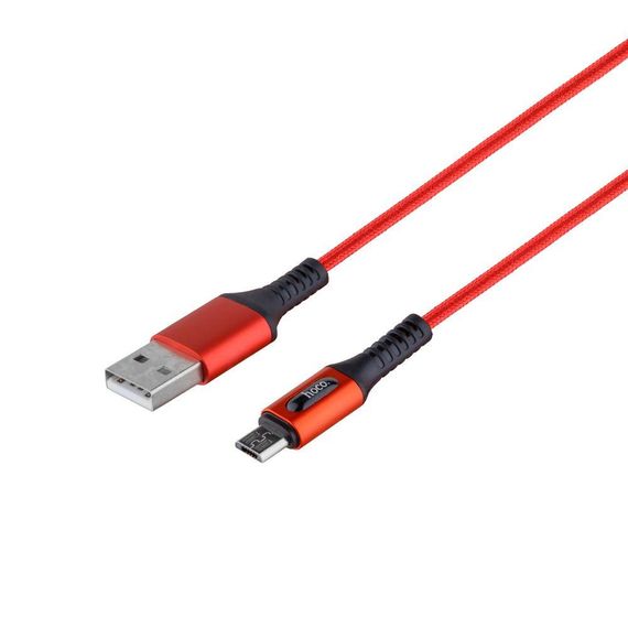 Кабель USB Hoco U79 Admirable Micro 2.4A Колір Червоний