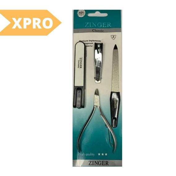 Манікюрний набір XPRO Zinger Z-114 ТІЛЬКИ ПАКУВКОЮ 12 штук (600) (GR- 252_297) | Зображення 1