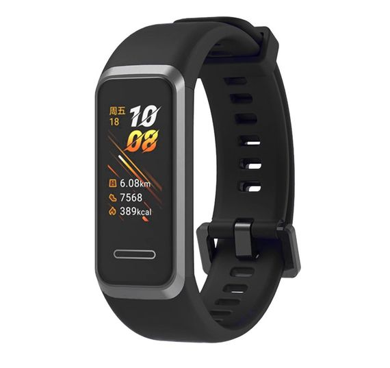 Силиконовый ремешок Primo для фитнес браслета Huawei Band 4 - Black