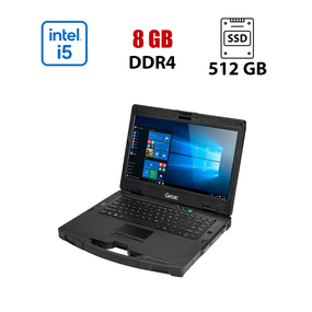 Захищений ноутбук Getac S410 G3-WL / 14" (1920x1080) TN / Intel Core i5-8350U (4 (8) ядра по 1.7 - 3.6 GHz) / 8 GB DDR4 / 512 GB SSD / Intel UHD Graphics 620 / WebCam б/в