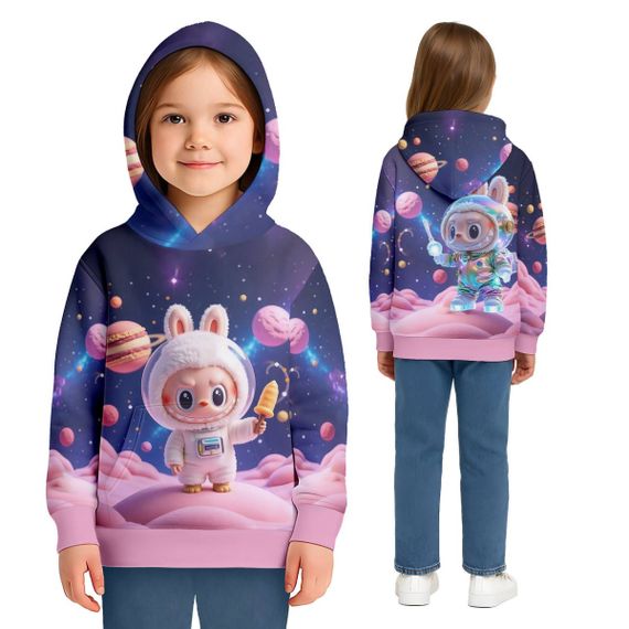 Худи детское с 3D принтом Labubu №7 31922 116 см