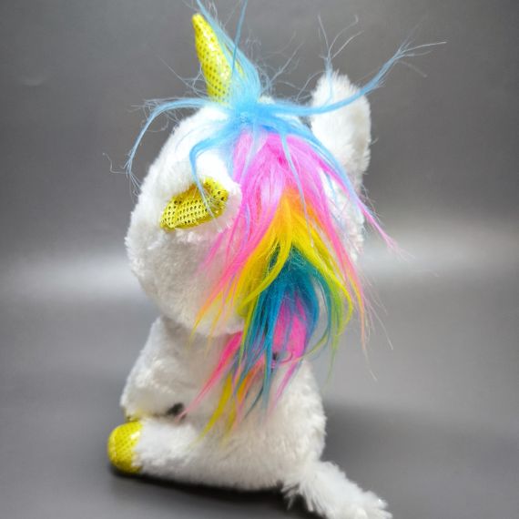 М'яка іграшка единорог (17х13см) вживане | Зображення 1