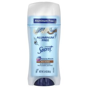 Дезодорант-антиперспірант жіночий Secret Aluminium free solid deodorant Coconut (68 g)