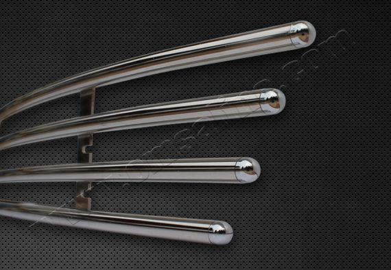 Решетка в бампер (нерж) для Renault Dokker 2013↗ гг. | Зображення 2