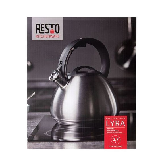 Чайник із свистком,RESTO 90603, колекція "LYRA", 2.7 л | Зображення 9