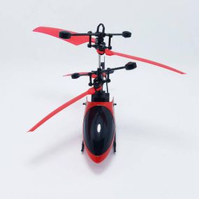 Літаючий usb вертоліт з сенсорним керуванням рукою Червоний
