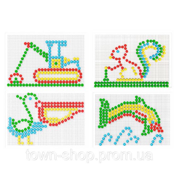 Игрушка "Мозаика 4 ТехноК", арт.3367TXK, 340 фишек | Зображення 1
